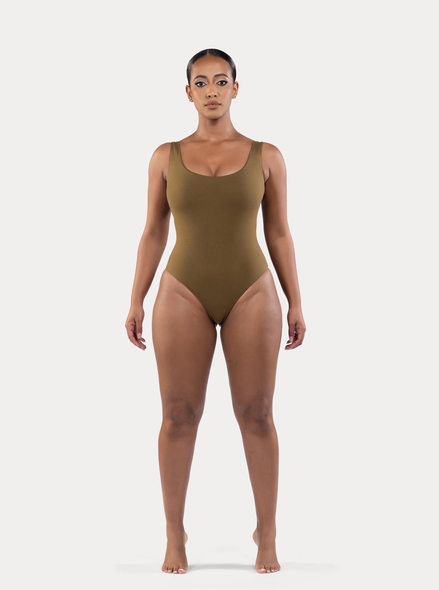 OLIVE GREEN PERFECT BODYSUIT